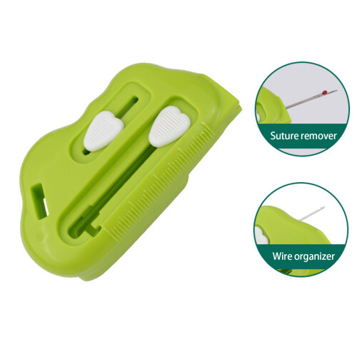 Plastic Quilting Assistant-Green Seam remover and nee 1