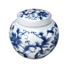 Heat Released Earthenware Cremation Jar-Welcome Flower