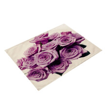 Decorative Linen Place Mats For Restaurant Pub Or Other Places, Non-Slip Table Mats With Heat-Resistance Suitable For Home, Wear-Resistant To Avoid Sc