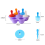 Ανθεκτικό και ασφαλές πλαστικό χωρίς BPA, πολύχρωμο καλούπι για παγάκια για 2