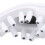 USB Eye Massager with Magnet Vibration, Adjustable, 9 Modes, White 10