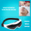USB Eye Massager with Magnet Vibration, Adjustable, 9 Modes, White 14