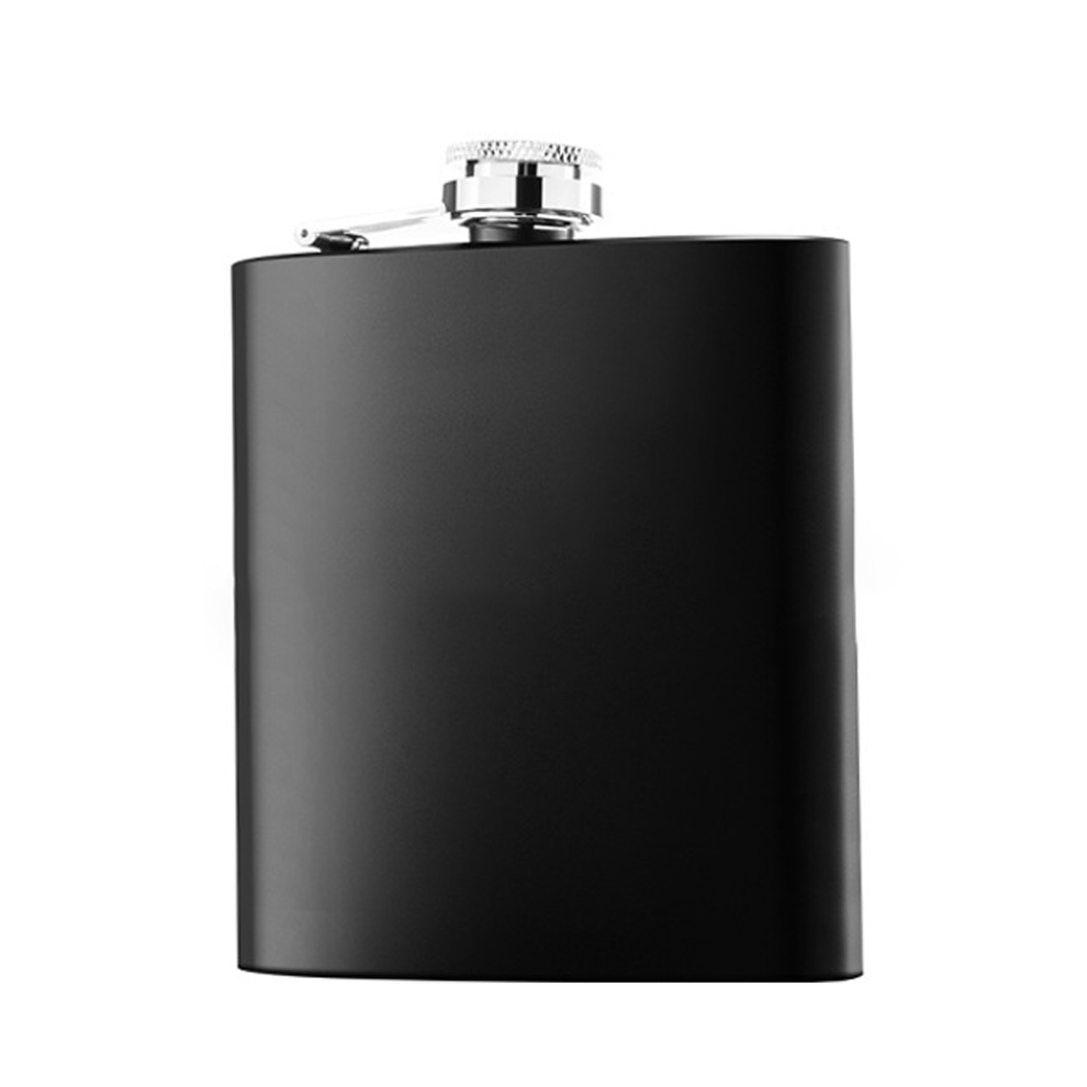 Classic Flask, Powder Coated 6oz Stainless Steel Container, Leak-Proof Screw Cap, Sleek Design For Groomsmen And Wedding Party Gifts-image-OPC-PN5NCRZ-NEW