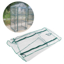Weather-Resistant 69x49x126cm Portable PVC Greenhouse for Gardens