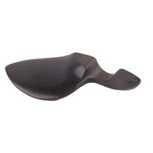 Durable Ebony Violin Chin Rest 4/4 Size with Bracket for Musicians' Needs