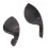 Durable Ebony Violin Chin Rest 4/4 Size with Bracket for Musicians' Needs 12