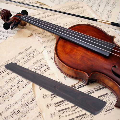 4/4 Violin Ebony Fingerboard: Durable Accessory for Professional Use 1