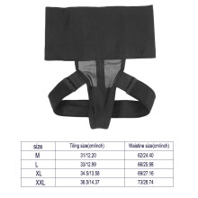 Damen Butt Lifter Panty XL Schwarz Schlanke Körperformende Unterwäsche