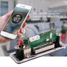 MP3 WMA Decoder Module with Wireless Bluetooth USB SD FM & Clear Hands-Free