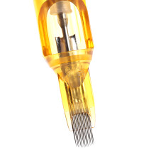 10 Stück Semi-Permanent-Tattoo-Cartridge-Nadeln RL/RM/M1/RS für Make-up-Maschine