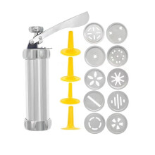 Pastry Syringe Set Cookie Press And Icing Set With 4 Pastry Tips 20 Discs Biscuit Mold Tool