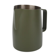 Jarra vaporizadora de aço inoxidável para café expresso - Jarra vaporizadora de leite de qualidade profissional para cappuccino, latte e chocolate