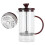Κομψή καφετιέρα French Press, χωρητικότητας 400ml, ανθεκτική στη θερμότητα και κατάλληλη 8