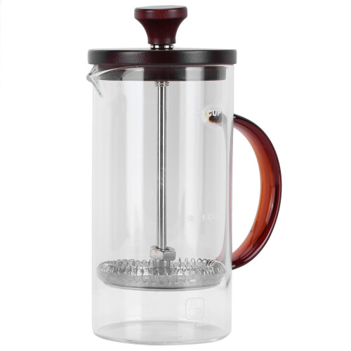 Κομψή καφετιέρα French Press, χωρητικότητας 400ml, ανθεκτική στη θερμότητα και κατάλληλη 2