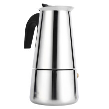 Compagno per il caffè in casa e in ufficio, caffettiera in acciaio inossidabile con manico ergonomico, preparazione rapida, caraffa squisita per