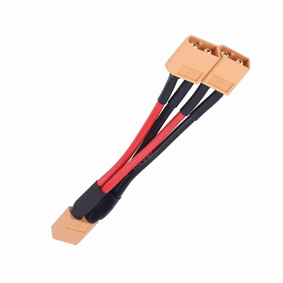 Xt60 Parallel Connector Adapter 14Awg Cable 1F To 2M For Rc Lipo Battery 8771362924885