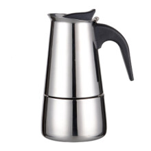 Espressomachine voor op het fornuis met Italiaans design, hoogwaardige roestvrijstalen mokapot voor thuis of op de camping, gebruiksvriendelijke