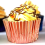Μίνι εορταστικές θήκες για cupcakes από αλουμινόχαρτο, ασημένια ποτήρια ψησίματος 4