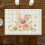 Set de table en lin, motifs éclatants, protection de table pour les réceptions de fêtes 5