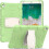 Funda para iPad 6/Air 2 9.7" Acorazada con Soporte Verde 1