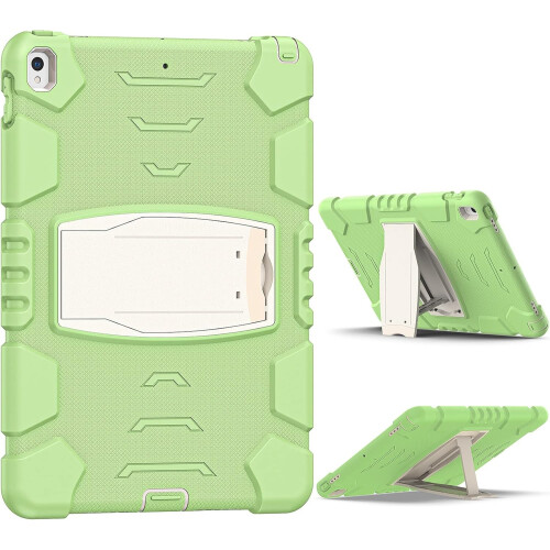 Funda para iPad 6/Air 2 9.7" Acorazada con Soporte Verde 2