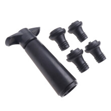 Bomba de vácuo para conservação de vinho, 1 bomba para 4 rolhas, rolha e conservador de vinho, rolhas reutilizáveis para manter o vinho fresco,