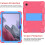 Funda para Samsung Galaxy Tab A7 10.4” blindada con soporte rosa 2