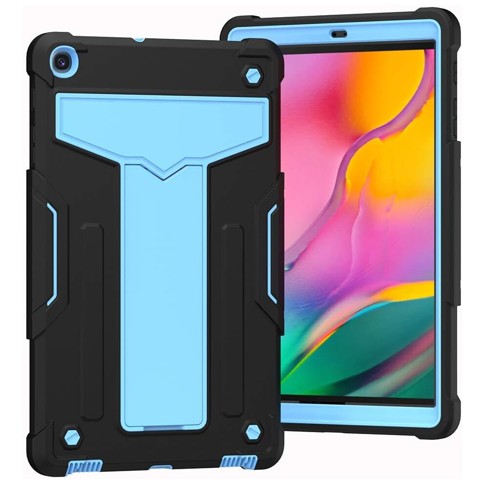 Heavy-Duty Case For Samsung Tab A 10.1" - Shockproof Armour Cover With Built-In Kickstand For Full Body Drop Protection Blue 5906792656225
