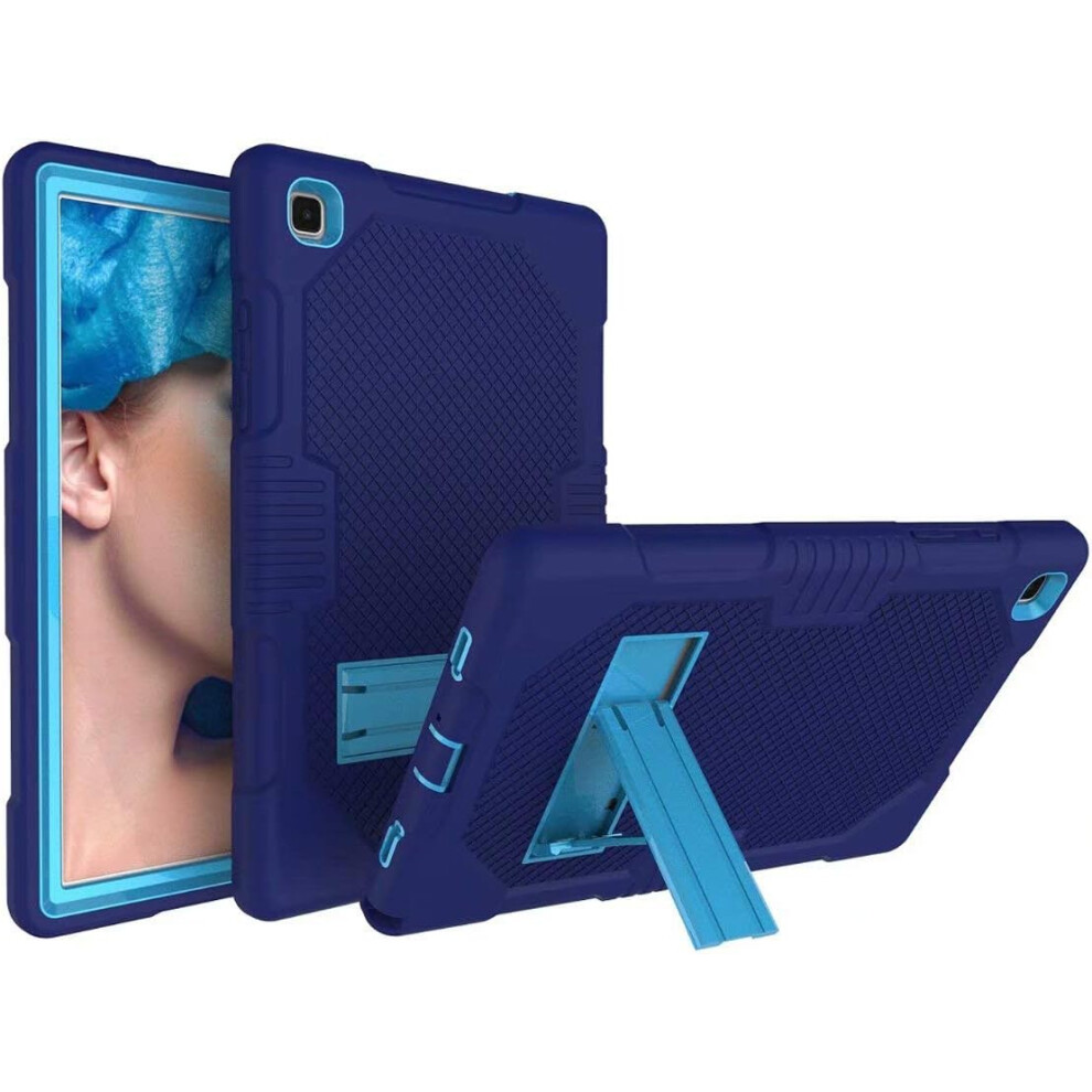 Heavy-Duty Case For Samsung Tab A7 10.4" - Rugged Shockproof Cover With Built-In Kickstand For Full Body Drop Protection In Blue 5906792652906
