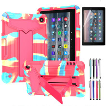 Funda para Amazon Fire 7 7.0" blindada con soporte Rosa