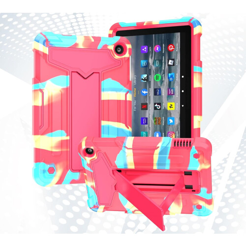 Funda para Amazon Fire 7 7.0" blindada con soporte Rosa 1