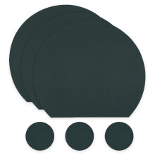 Vielseitige Tischaccessoires, abwischbare Platzsets für mühelose Reinigung, geschwungenes Design für einen Hauch von Eleganz, hitzebeständig bis