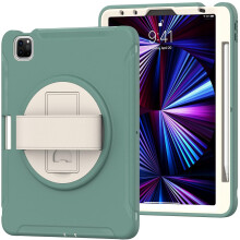 Etui do iPad Pro 3/2/1 11" z Podstawką i Miejscem na Rysik Zielone