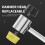 Rubber Mallet 1 Pc Small Size Floor Tile Installation Black Solid Rubber Hammer 4