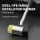 Rubber Mallet 1 Pc Small Size Floor Tile Installation Black Solid Rubber Hammer 2