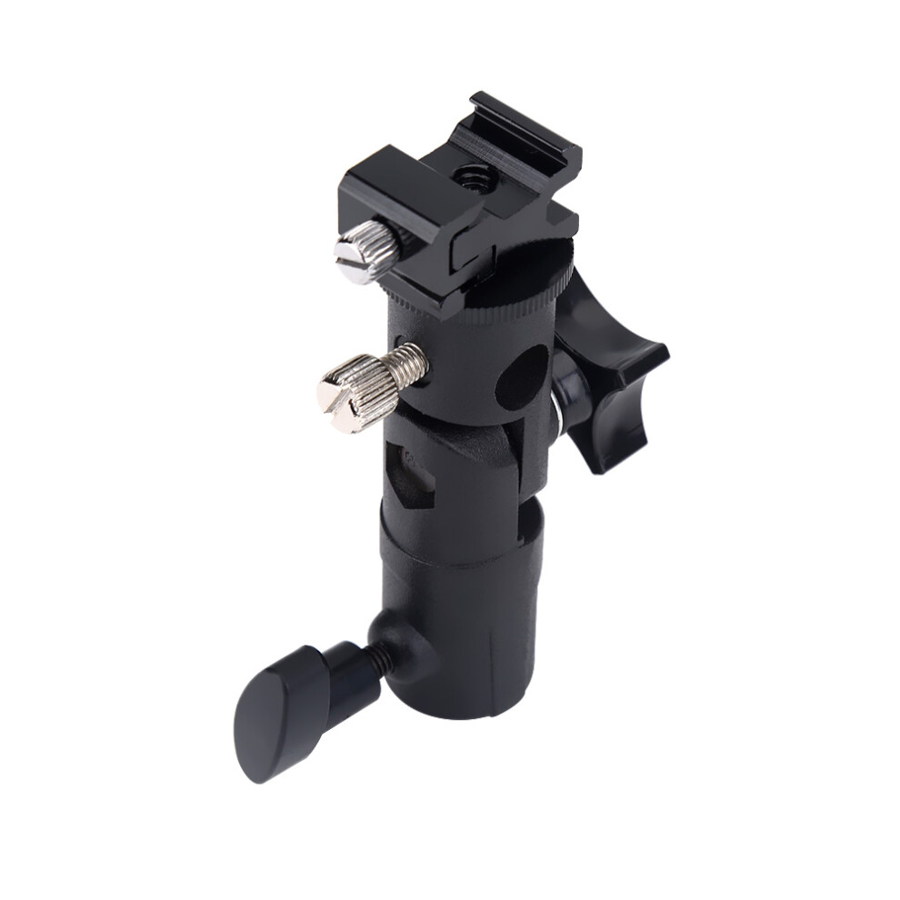 Aluminium Alloy E Type Flash Bracket Hot Shoe Mount Umbrella Holder For Dslr 6921362929959