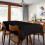 Toalha de mesa retangular, resistente a manchas, protetor de mesa para mesas bege de 152 x 213 cm (60 x 84 polegadas), barreira impermeável e fácil 5
