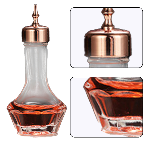 Barware Essential, Διανομέας Μπουκάλι Κοκτέιλ για Bitters από Ανοξείδωτο Ατσάλι με Καπάκι, 2