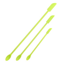 Make-up spatel, mini spatelset met dun mesje voor nauwkeurige applicatie, herbruikbare lange kleine beautyspatel om het laatste druppeltje lotion uit