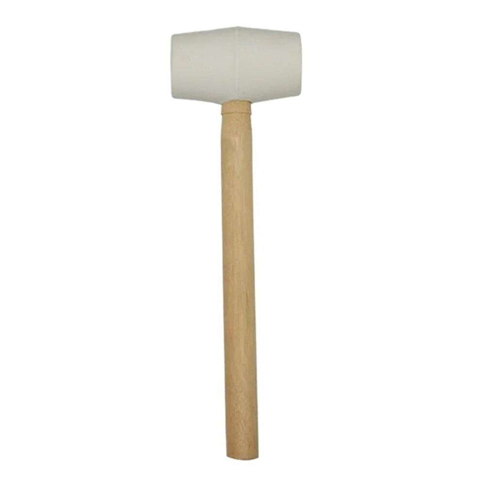 Rubber Hammer Mallet 1Pc With Wood Handle 260X80mm For Floor Tile Installation 9067246903480