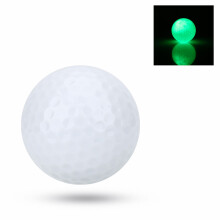 Golf LED Light Up Ball 1Pc Electronic for Night Practice Dark Green Color Sport