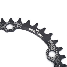 Ergonomic Oval 32T Chainring 104mm BCD Lightweight Aluminium Alloy