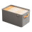 Clothing storage box, thickened fabric storage-Dark Gray M 2