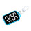 Plastic Keychain Pocket Watch Portable Electronic-Lake Blue 1