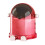 Small Office Waste Container For Desk-Transparent red 1