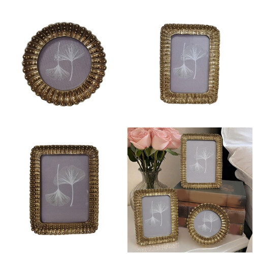 Engraving Resins Tabletop Photo Frame Decorative Accent-7 inch 2