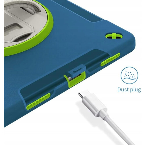 Étui pour iPad Pro 11 Robuste avec Support Rotatif Turquoise 1