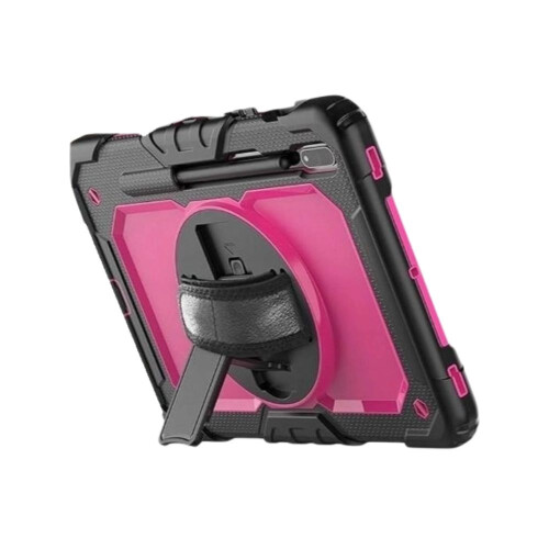 Étui Antichoc avec Support Rotatif pour Samsung Galaxy Tab S7/8 Rose 1