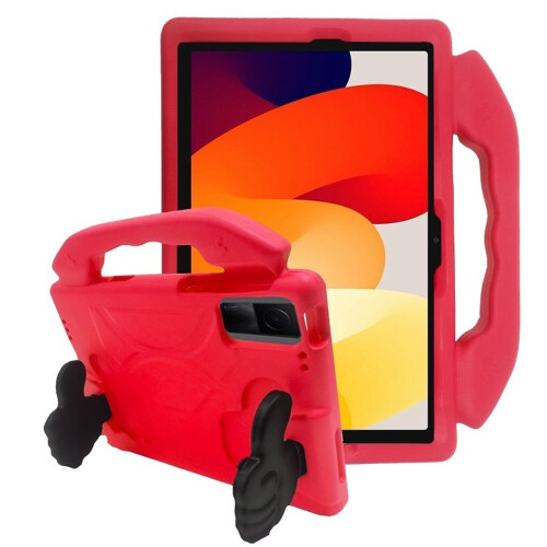 Étui de protection pour iPad 9/8/7 10.2" Silicone Support Rouge