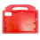 Étui de protection pour iPad 9/8/7 10.2" Silicone Support Rouge 3